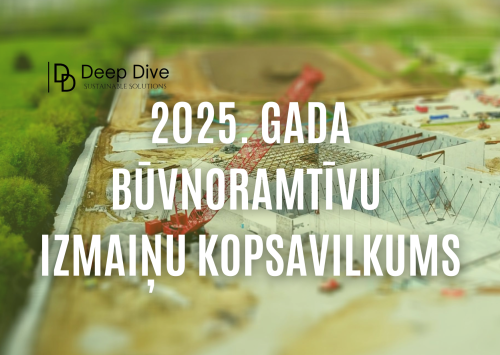Deep Dive Būvniecības likuma grozījumu apkopojums